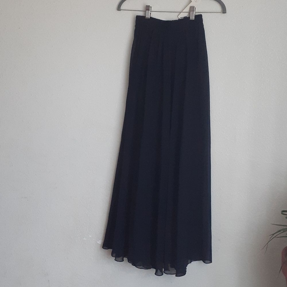 new Afibi maxi black skirt size s
